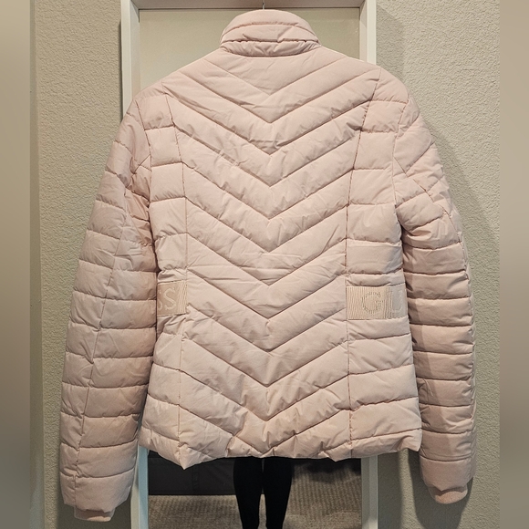 Guess Blush Pink Puffer Jacket Only Wear Once - Picture 2 of 6